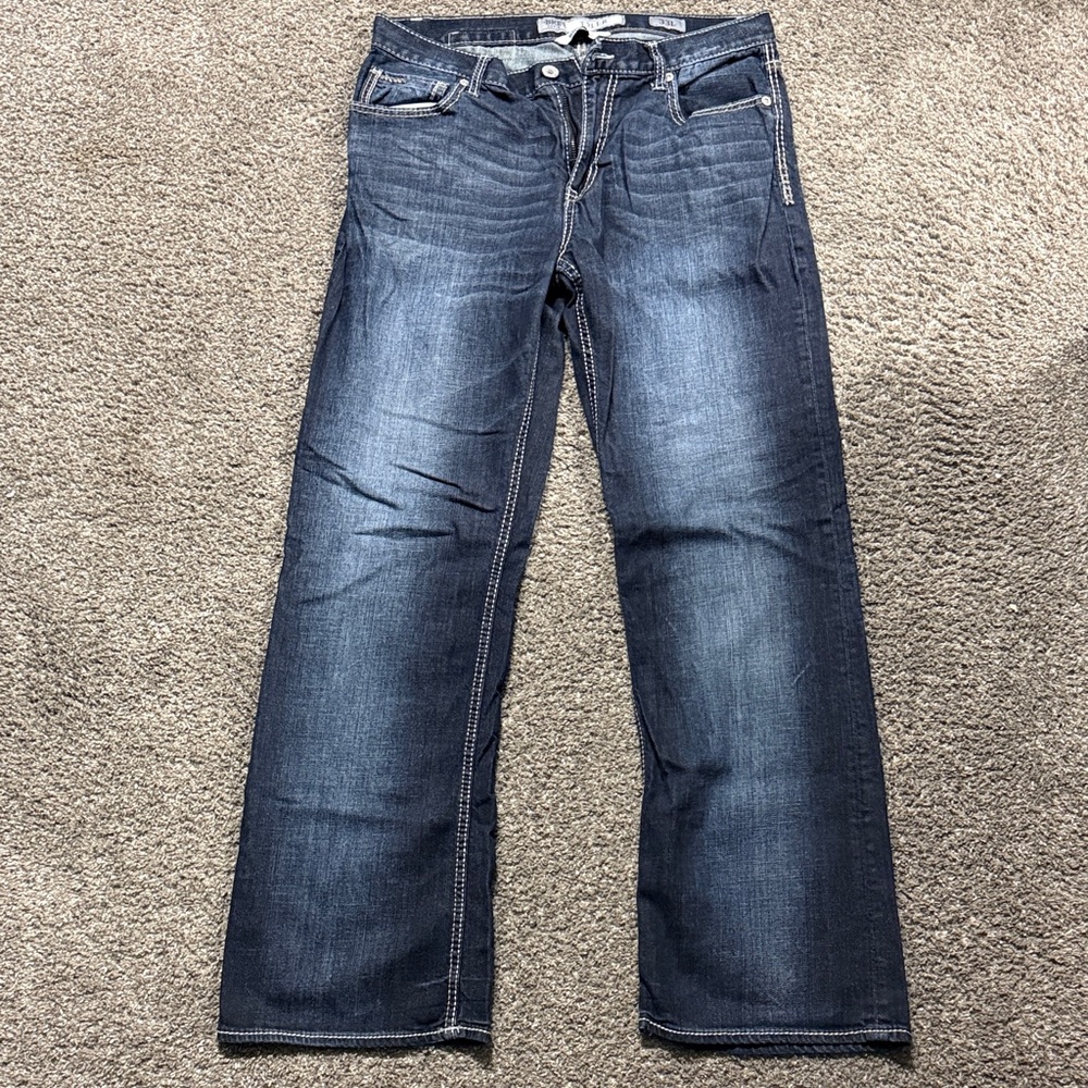 BKE Dark Blue Bootcut Jeans